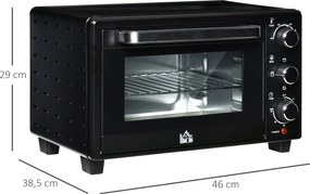 Mini Forno Elétrico 21L 1400W Forno Elétrico de Mesa com Temporizador