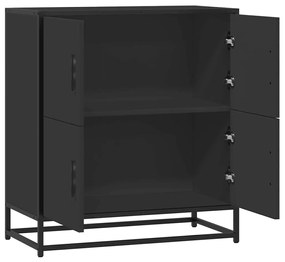 Aparador 68x35x76 cm derivados de madeira preto