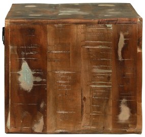 Cabinet de TV Multicolorido 60x30x25 cm Madeira Reaproveitada Maciça