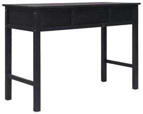 Mesa consola 110x45x76 cm madeira preto