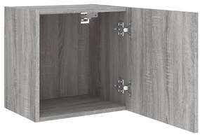 Móvel parede TV 40,5x30x40 cm derivados de madeira cinza sonoma