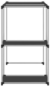 Estante de arrumação p/ máquina de lavar roupa ferro preto