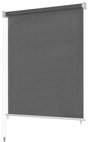 vidaXL Estore de rolo para exterior 140x230 cm antracite