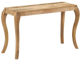 Mesa consola 118x38x76 cm madeira de mangueira maciça