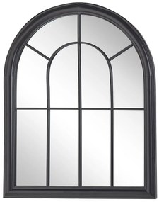 Espelho de parede em metal preto 69 x 89 cm EMBRY Beliani