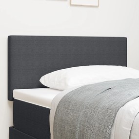 Cabeceira vidaXL Design Simples Cinza Escuro 80 cm Tecido Cordenoy