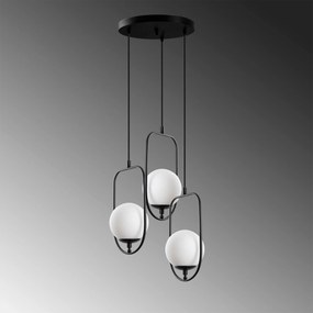Candeeiro de Teto Skew – Preto – 55 cm x 185 cm