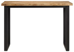 Mesa de jantar 110x55x75 cm madeira de mangueira maciça