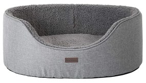 FEANDREA Cama para cachorro, cama para animais de estimação, almofada reversível, 73 x 60 x 27 cm, cinza PGW31GG