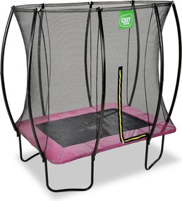 Trampolim retangular Silhouette 153 x 214 cm - rosa
