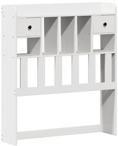 Cama sem colchão 75x190 cm madeira de pinho maciça branco