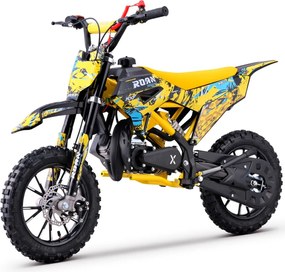 MINI MOTO PARA CRIANÇAS MiniCross Roan RXF 49cc 4.5CV 2024 Amarela