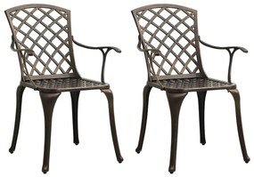3 pcs conjunto bistrô alumínio fundido bronze