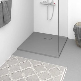 Base de chuveiro SMC 90x90 cm cinzento