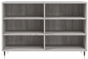 Aparador 103,5x35x70 cm derivados de madeira cinzento sonoma