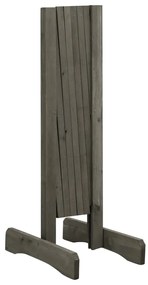 Vedação em treliça para jardim 120x60 cm abeto maciço cinzento