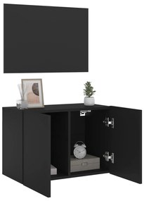 Móvel de parede para TV 60x30x41 cm preto