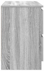 Móvel de TV 80x35x54 cm derivados de madeira cinzento sonoma