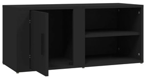 Móveis TV 2pcs 80x31,5x36 cm derivados de madeira preto