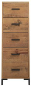Cómoda 42x35x110 cm pinho maciço