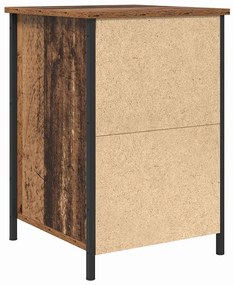 Mesa de Cabeceira Madeira Velha 40x42x60 cm Madeira Engenharia