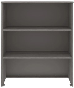 Topo p/ armário alto HAMAR 85x35x100cm pinho maciço cinza-claro