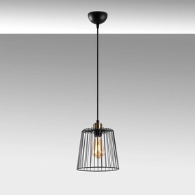 Candeeiro de Teto Pirlo – Preto Antigo – 21 x 21 x 33 cm