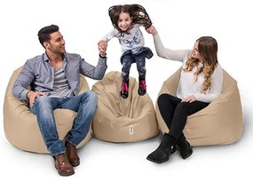 Puff Iyzi 100 – Vison – 100x100x65 cm | Tribo Home