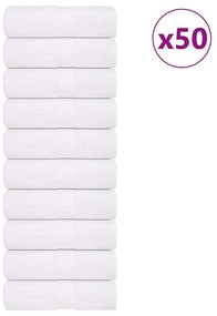 Toalhas de mãos 50 pcs 30x30 cm 360 gsm 100% algodão branco