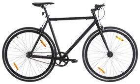 Bicicleta de mudanças fixas 700c 55 cm preto