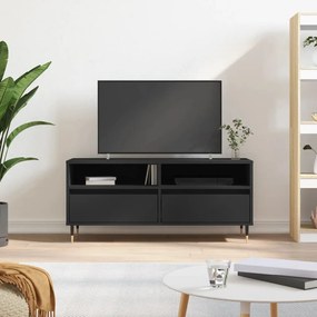 vidaXL Móvel de TV 100x34,5x44,5 cm derivados de madeira preto