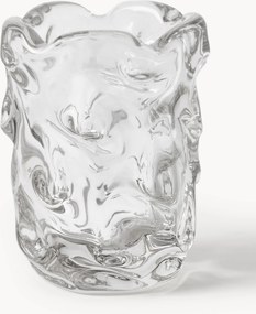 Jarra de vidro artesanal Virelle, Alt 18 cm