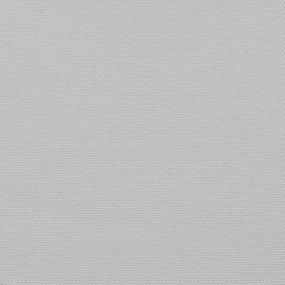 Tela de varanda 120x500 cm 100% poliéster oxford cinzento-claro