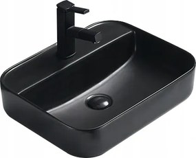 Mexen Alba lavatório de bancada 50 x 40 cm, preto mate - 21955085