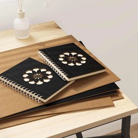 vidaXL Painéis de Decoração 50 pcs Carvalho Preto 30 x 42 x 0.27 cm