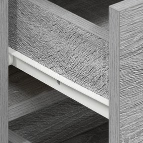 Buffet vidaXL Cinza Sonoma Madeira engenheirada 120 x 36 x 69 cm