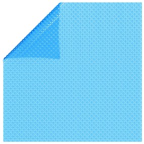Cobertura retangular para piscina 800x500 cm PE azul