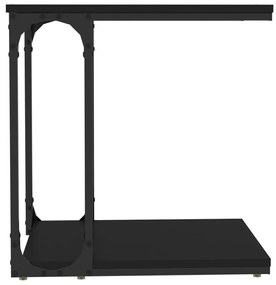 Mesa de apoio 50x35x52 derivados de madeira preto
