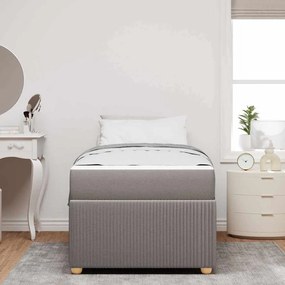 Estrutura da Cama Cinzento-acastanhado 90 x 190 cm tecido