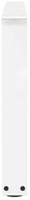Pés para mesa de centro em V 2 peças Branco 70x(42-43,3) cm Aço