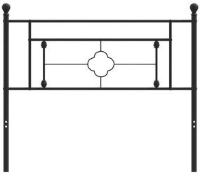 Cabeceira de cama 107 cm metal preto