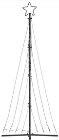 LED Árvore de Natal 447 LEDs Azul 249 cm