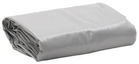 vidaXL Lona Ø 2,6 m 650 g/m² cinzento