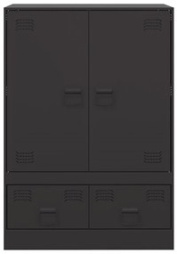 Aparador alto 67x39x95 cm aço preto