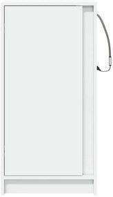 Aparador c/ luzes LED 42,5x34x85 cm derivados de madeira branco