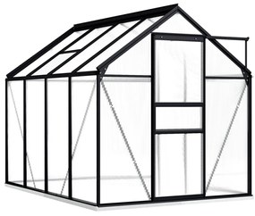 vidaXL Estufa com base alumínio antracite 4,75 m²