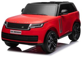 Carro elétrico para Crianças Range Rover, 2 lugares bancos em couro sintético, rádio com entrada USB, tração traseira com suspensão, bateria 12V7AH, r