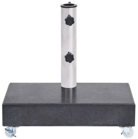 Base para guarda-sol 45x25x8 cm granito preto