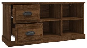 Móvel TV 102x35,5x47,5cm derivados de madeira carvalho castanho
