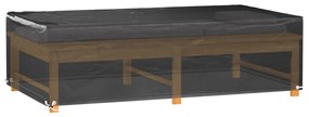 Capas p/ mobília de jardim 2 pcs 8 ilhós 125x70x35cm retangular